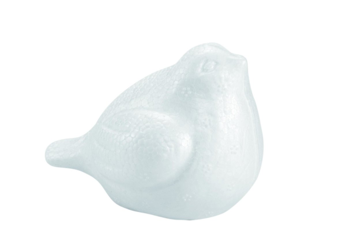 Piepschuim vogel 5cm